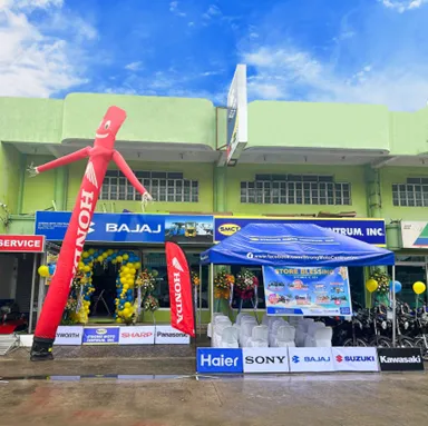 Motorcycle branch opening in baybay