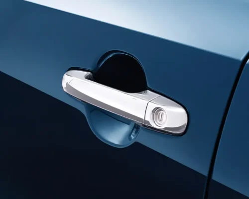 Chrome outside door handles